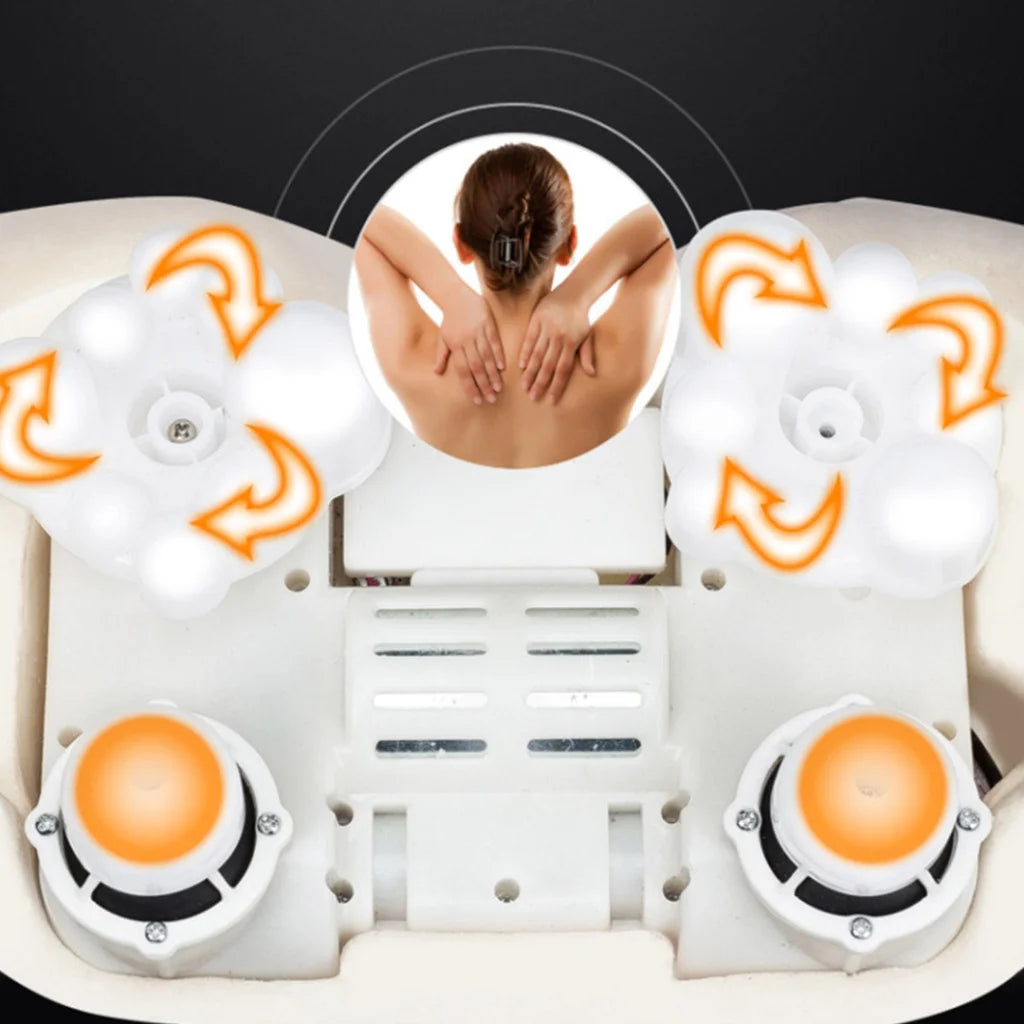 Massage Arm Body Massager Set Premium 3X Kneading Back Neck Shoulder - Black/Blue/White