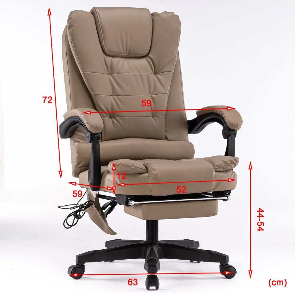 Massage Chair Executive Office Computer Seat 8-Point
