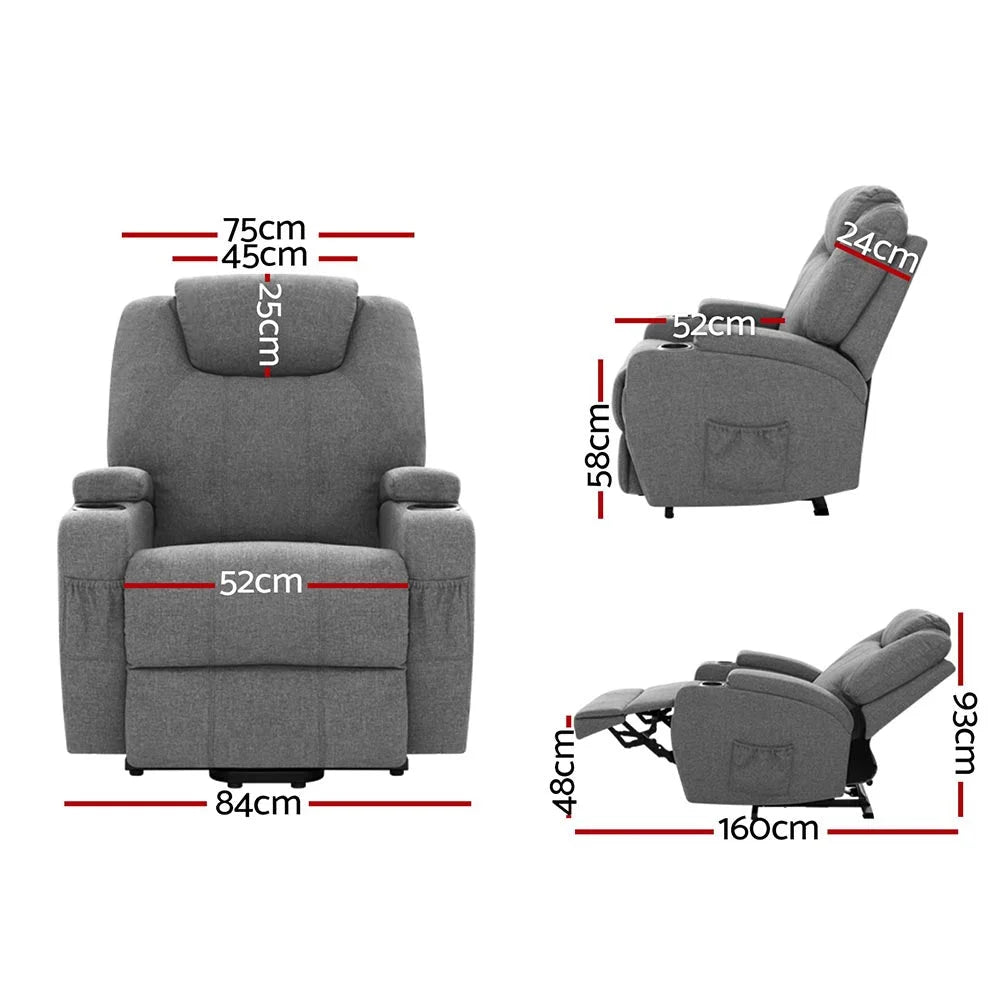 Massage Chair Recliner Sofa Lift Motor Armchair