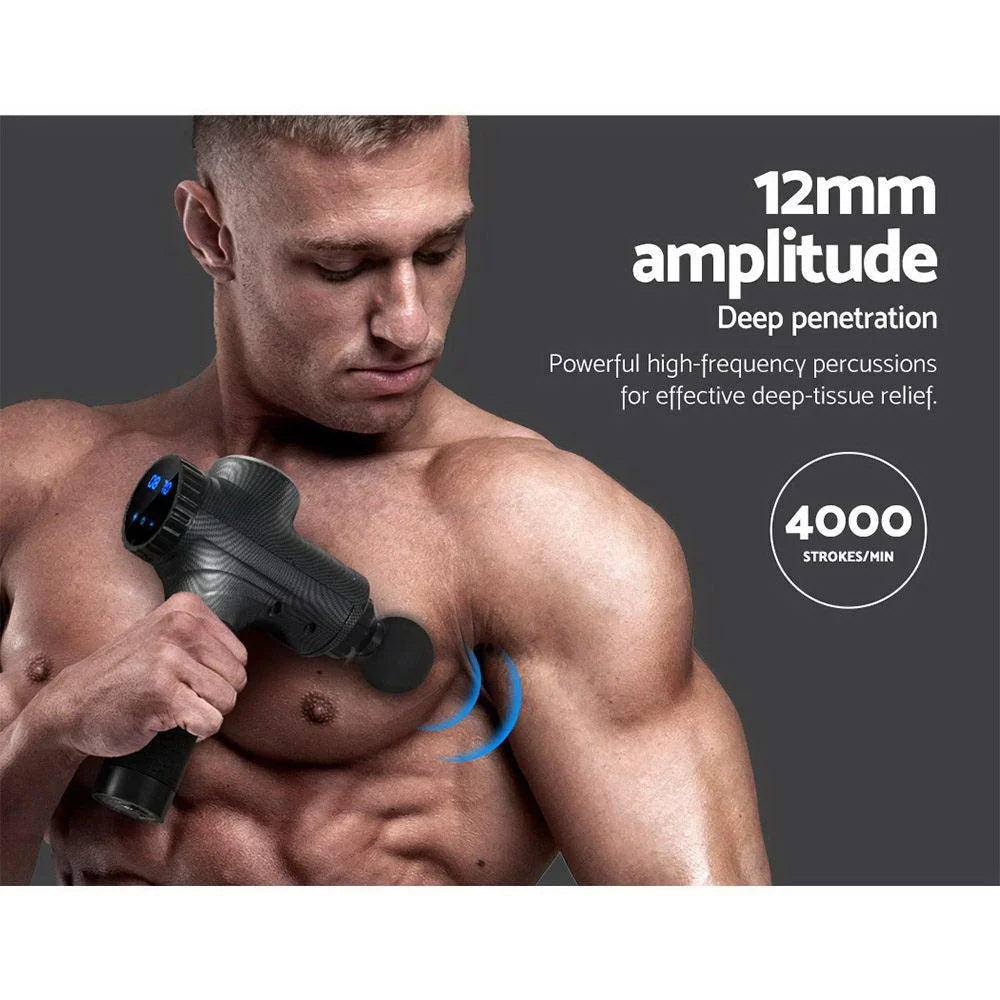 Massage Gun 6 Heads Vibration Massager Muscle Percussion