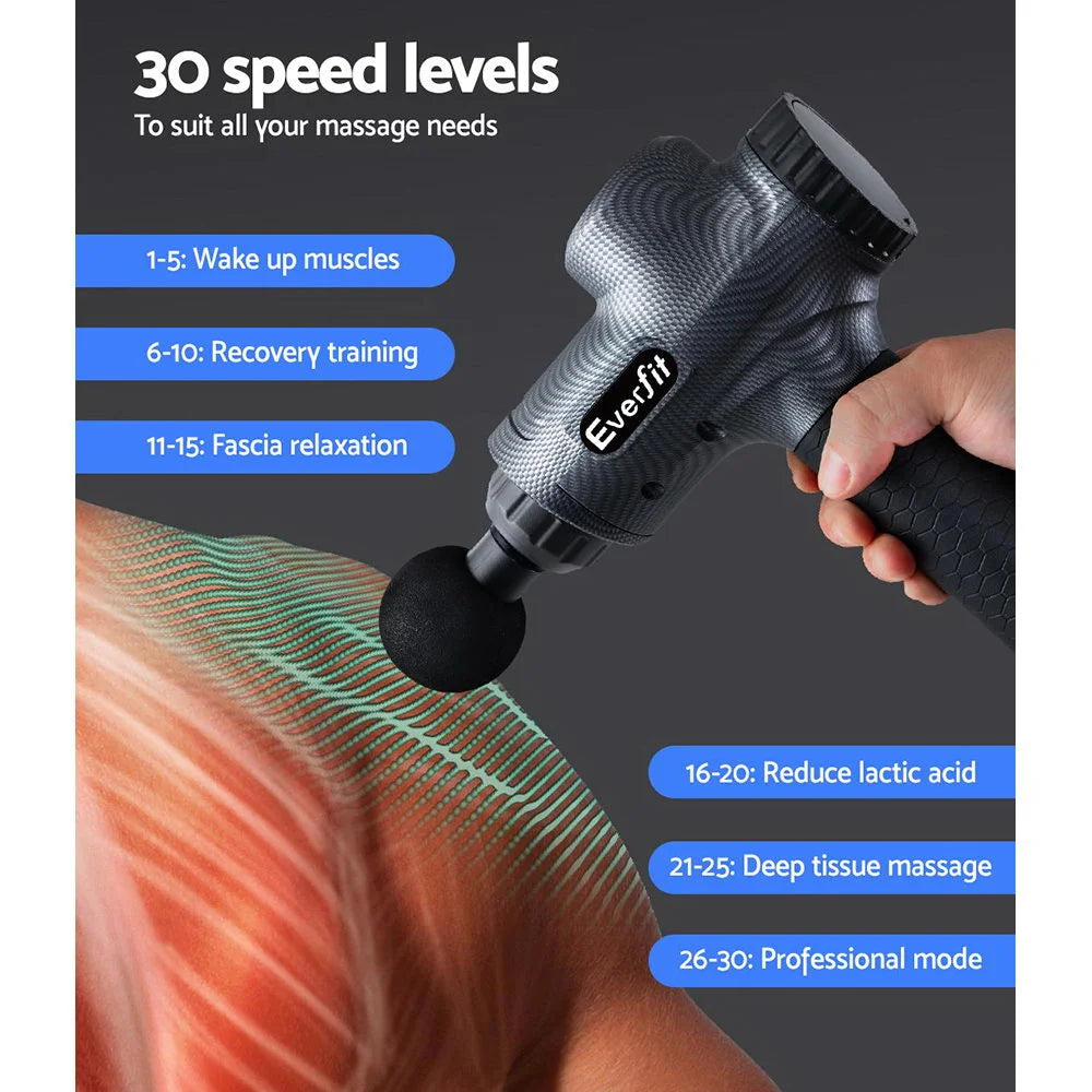 Massage Gun 6 Heads Vibration Massager Muscle Percussion