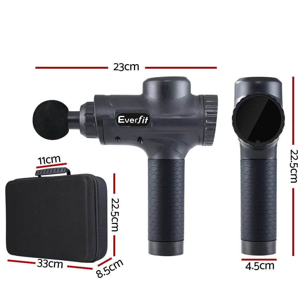 Massage Gun Vibration Massager 6 Heads Muscle Percussion