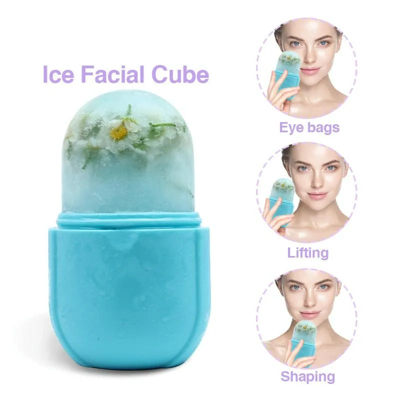 Massage Ice Tray For Eye Bags Arms And Thighs Capsule Black