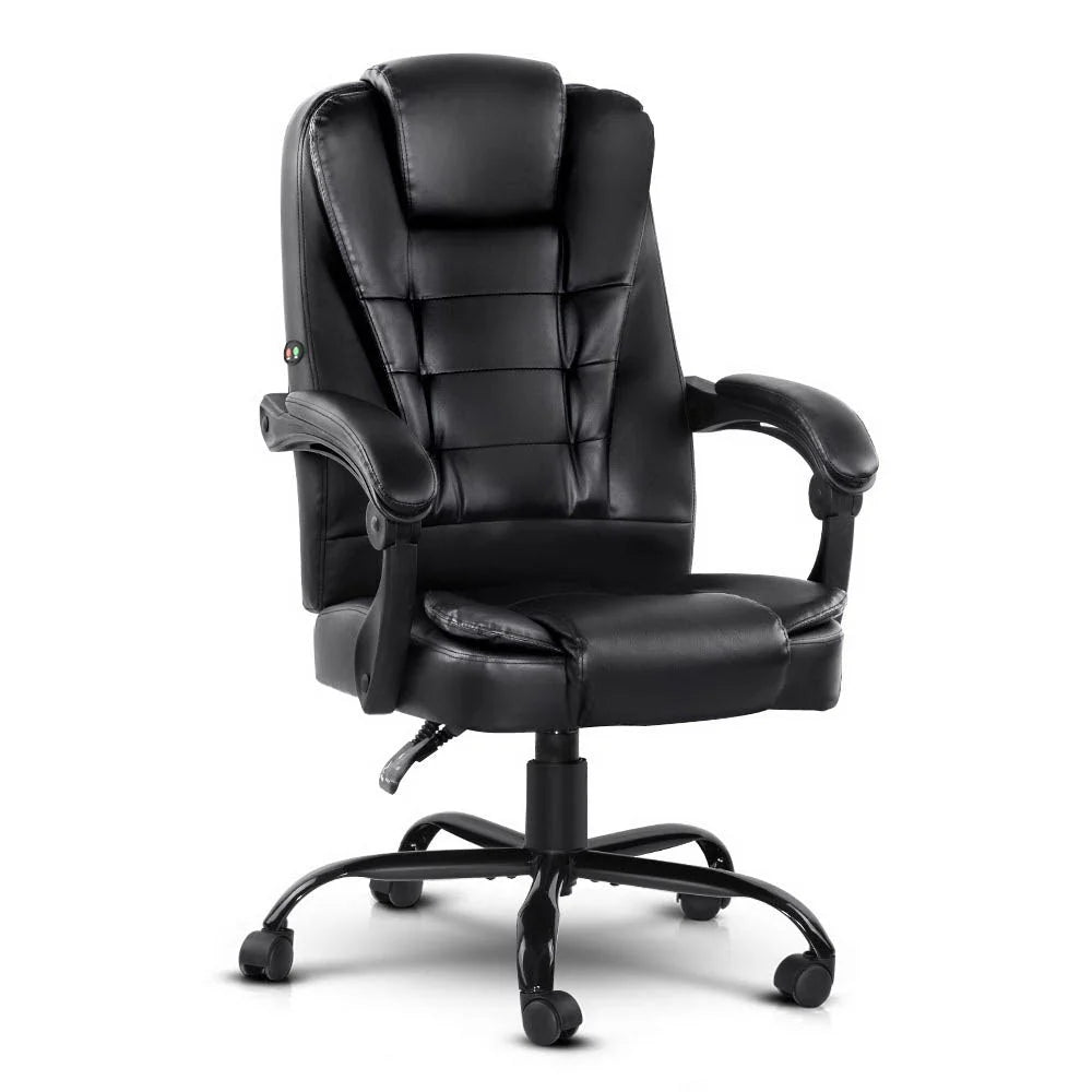 Massage Office Chair PU Leather Recliner Computer Gaming
