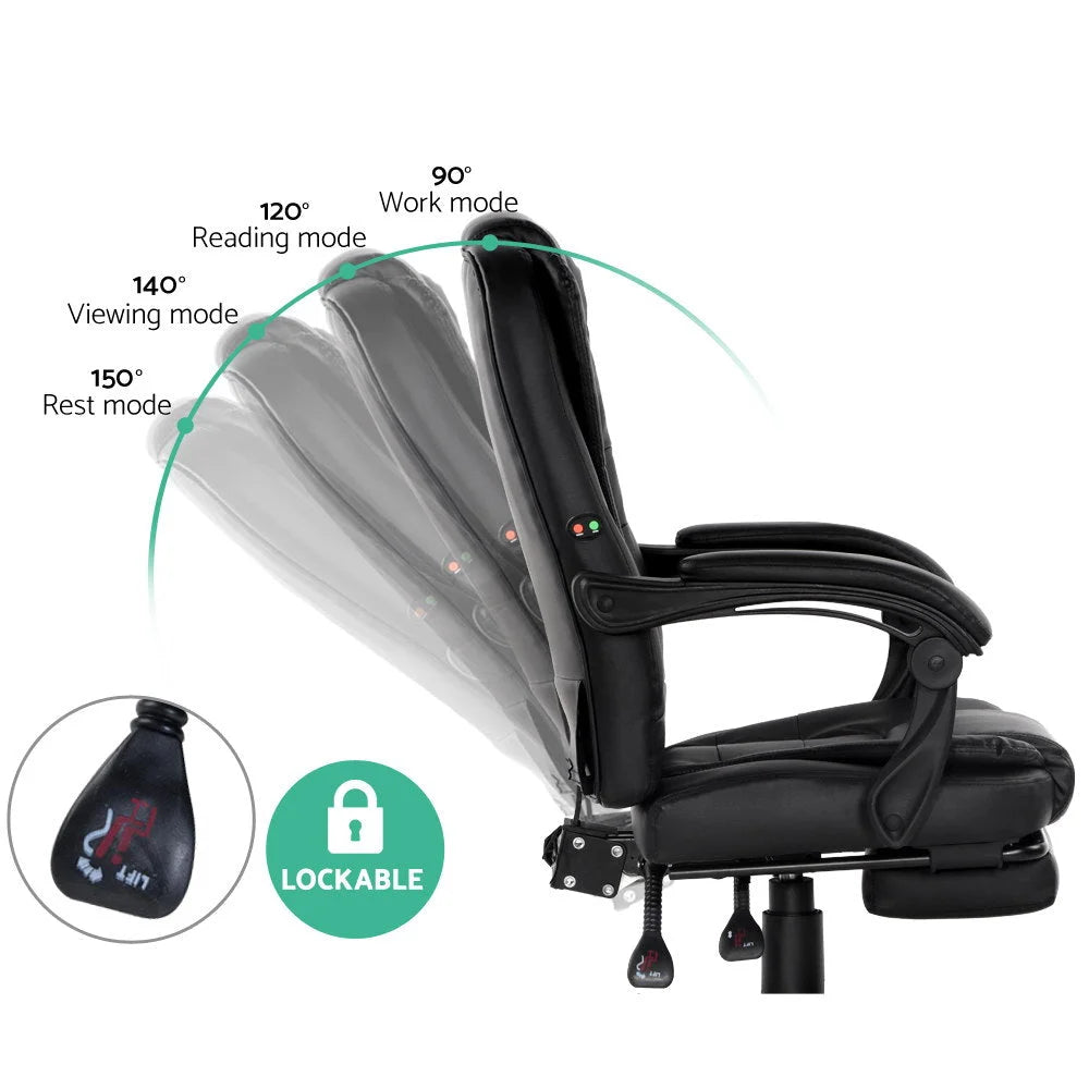 Massage Office Chair Recliner Computer Gaming Seat