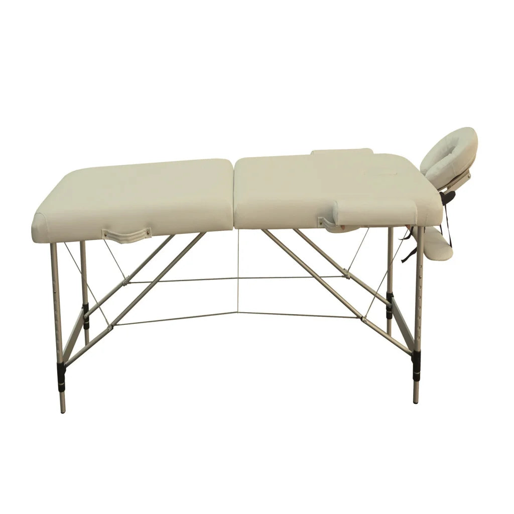 Massage Table 2-Fold Portable Aluminium Massage Bed