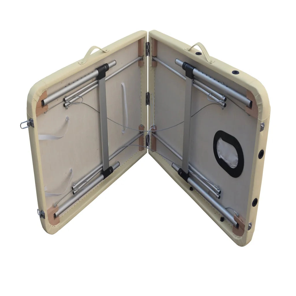 Massage Table 2-Fold Portable Aluminium Massage Bed
