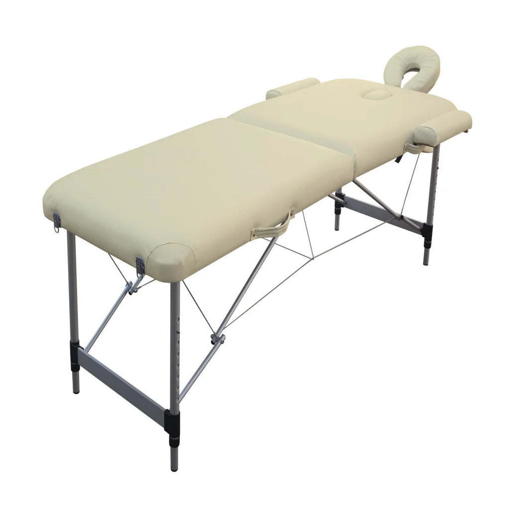 Massage Table 2-Fold Portable Aluminium Massage Bed