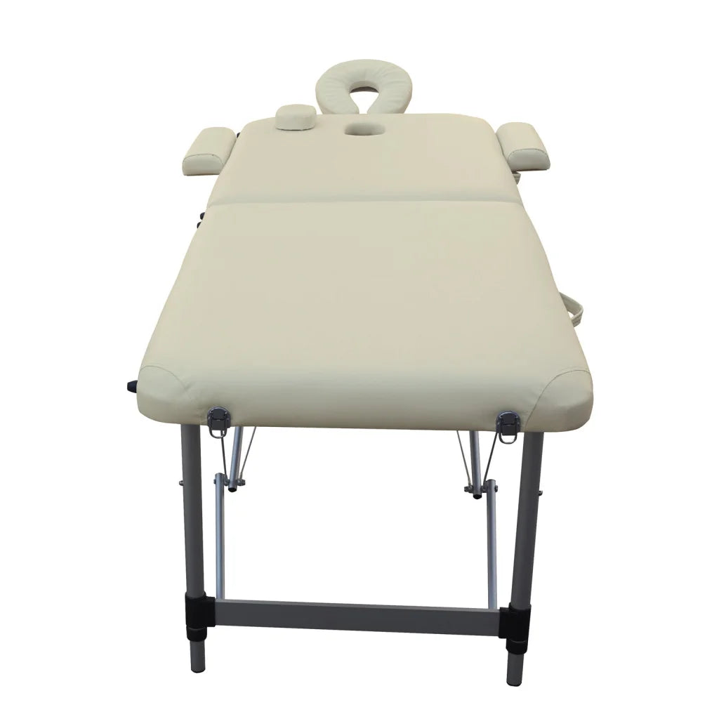Massage Table 2-Fold Portable Aluminium Massage Bed