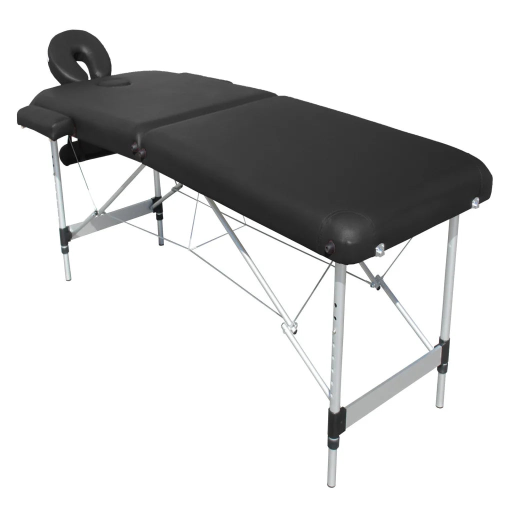Massage Table 2-Fold Portable Aluminium Massage Bed