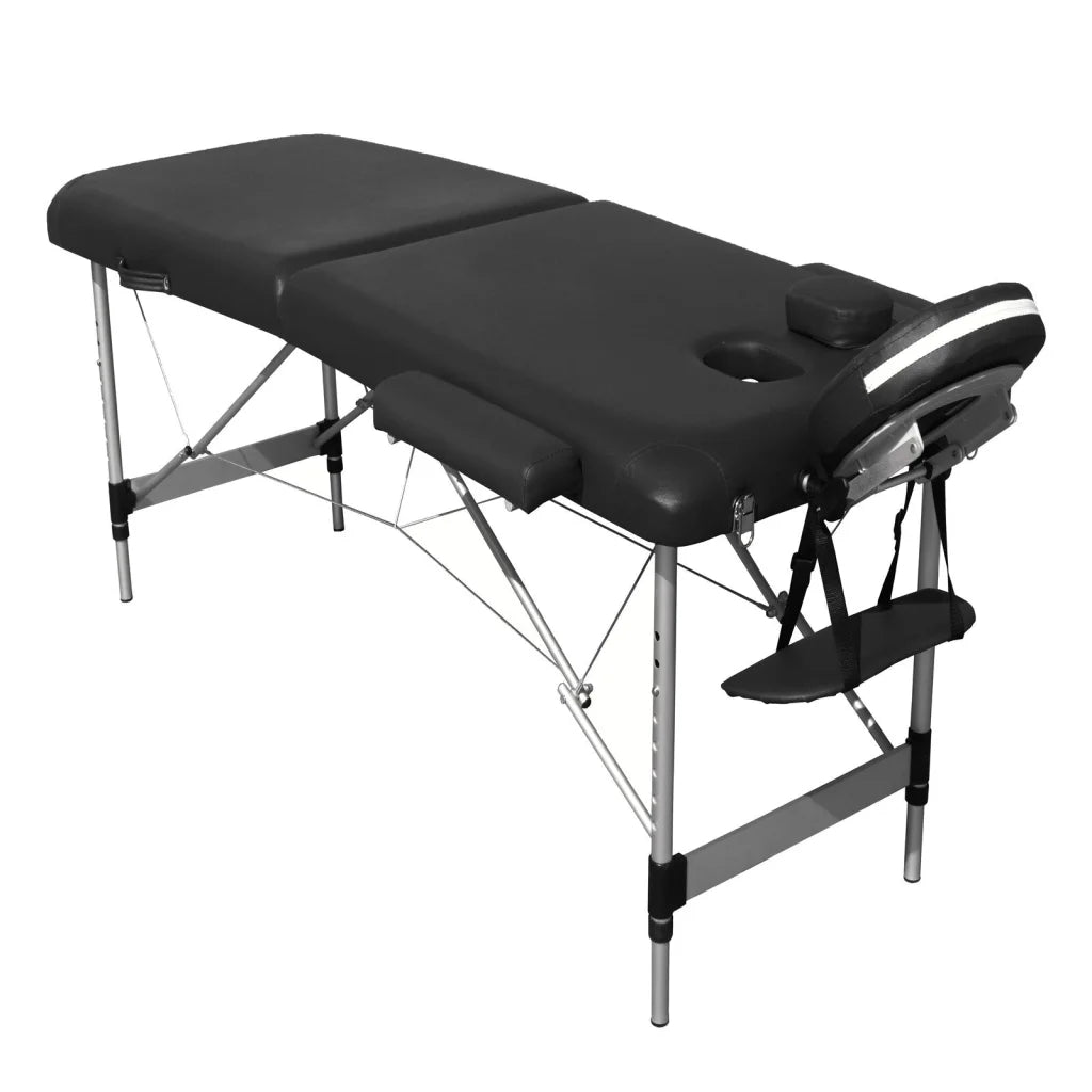 Massage Table 2-Fold Portable Aluminium Massage Bed
