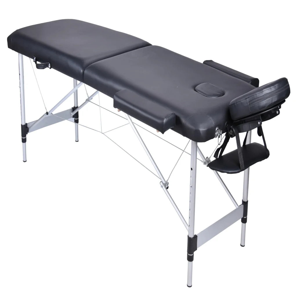 Massage Table 2-Fold Portable Aluminium Massage Bed