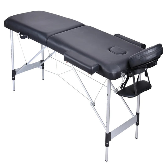 Massage Table 2-Fold Portable Aluminium Massage Bed
