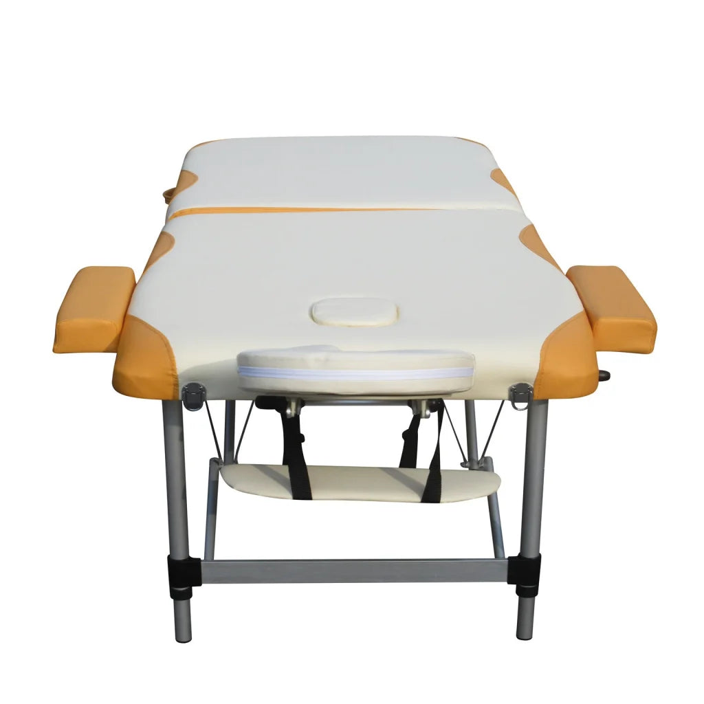 Massage Table 2-Fold Portable Aluminium Massage Bed