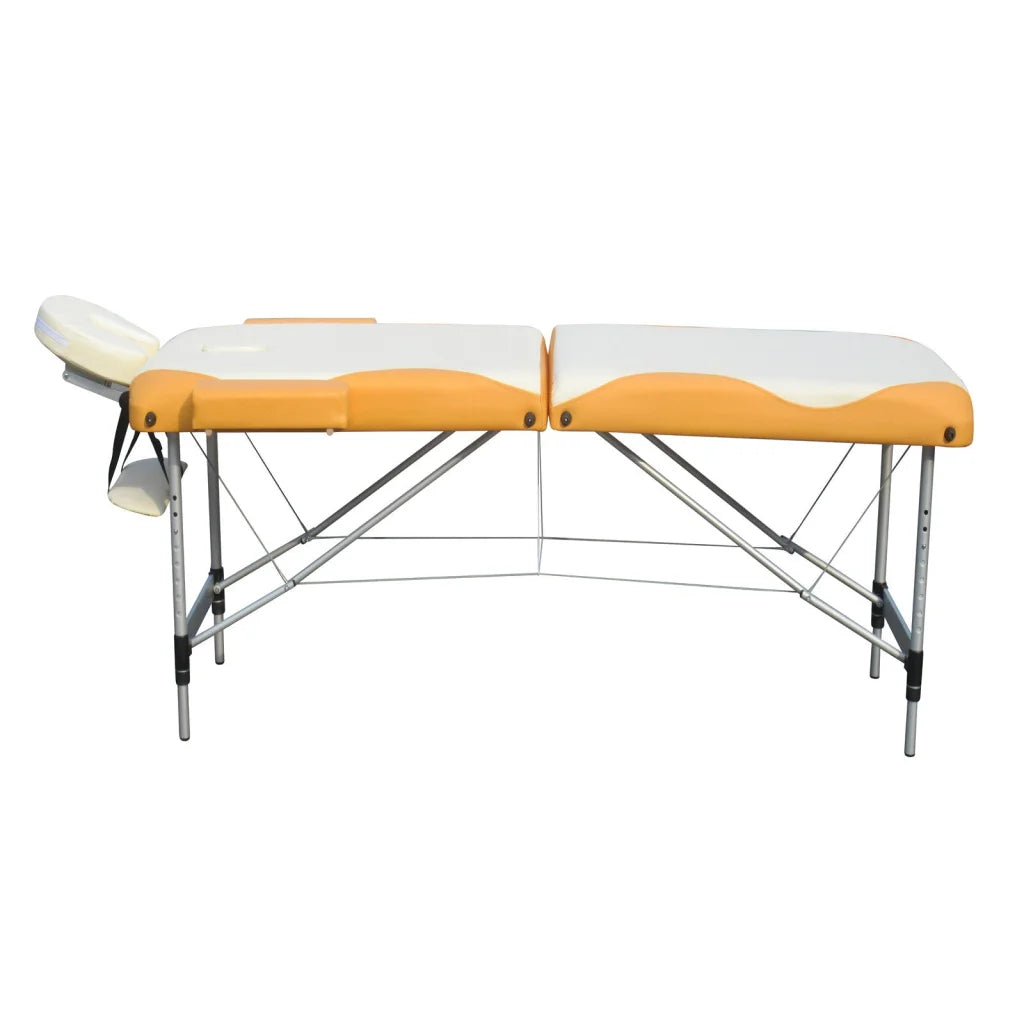 Massage Table 2-Fold Portable Aluminium Massage Bed