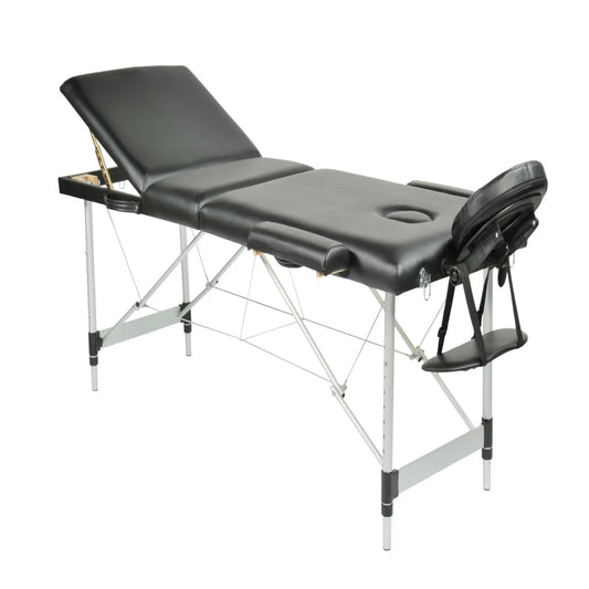 Massage Table 3-Fold Portable Aluminium Massage Bed