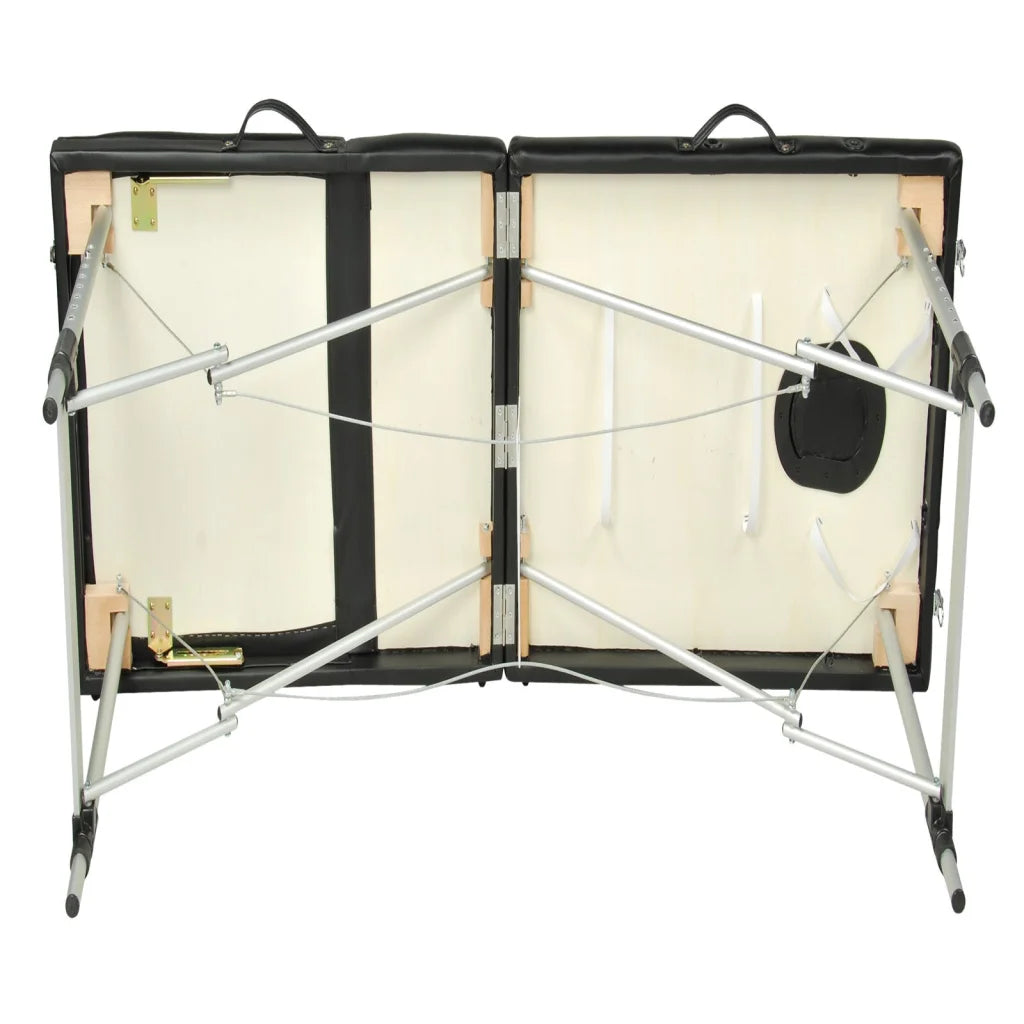Massage Table 3-Fold Portable Aluminium Massage Bed