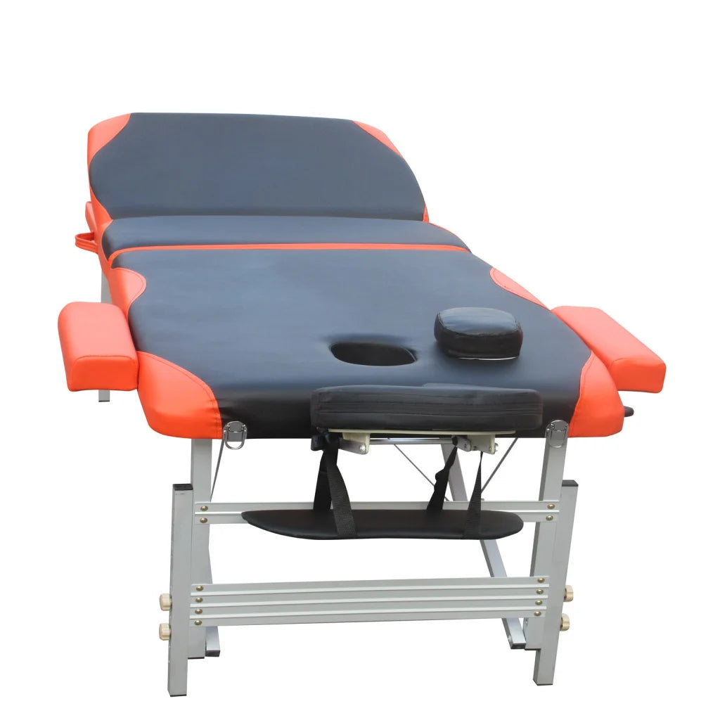 Massage Table 3-Fold Portable Aluminium Massage Bed