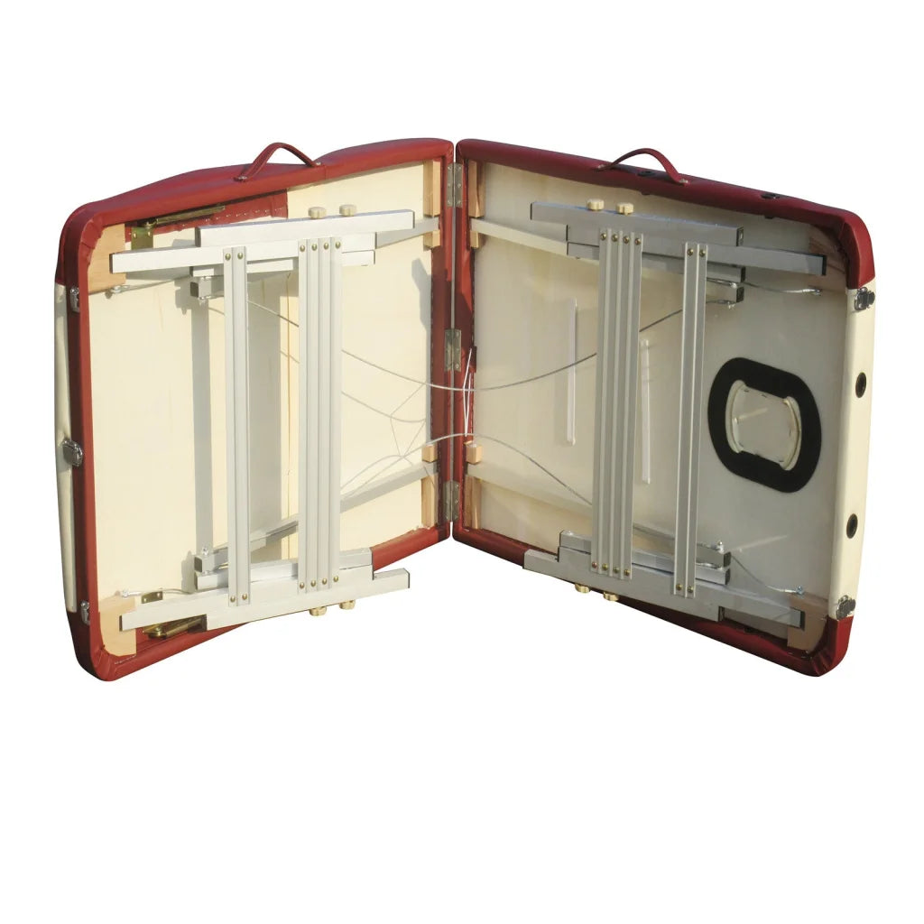 Massage Table 3-Fold Portable Aluminium Massage Bed