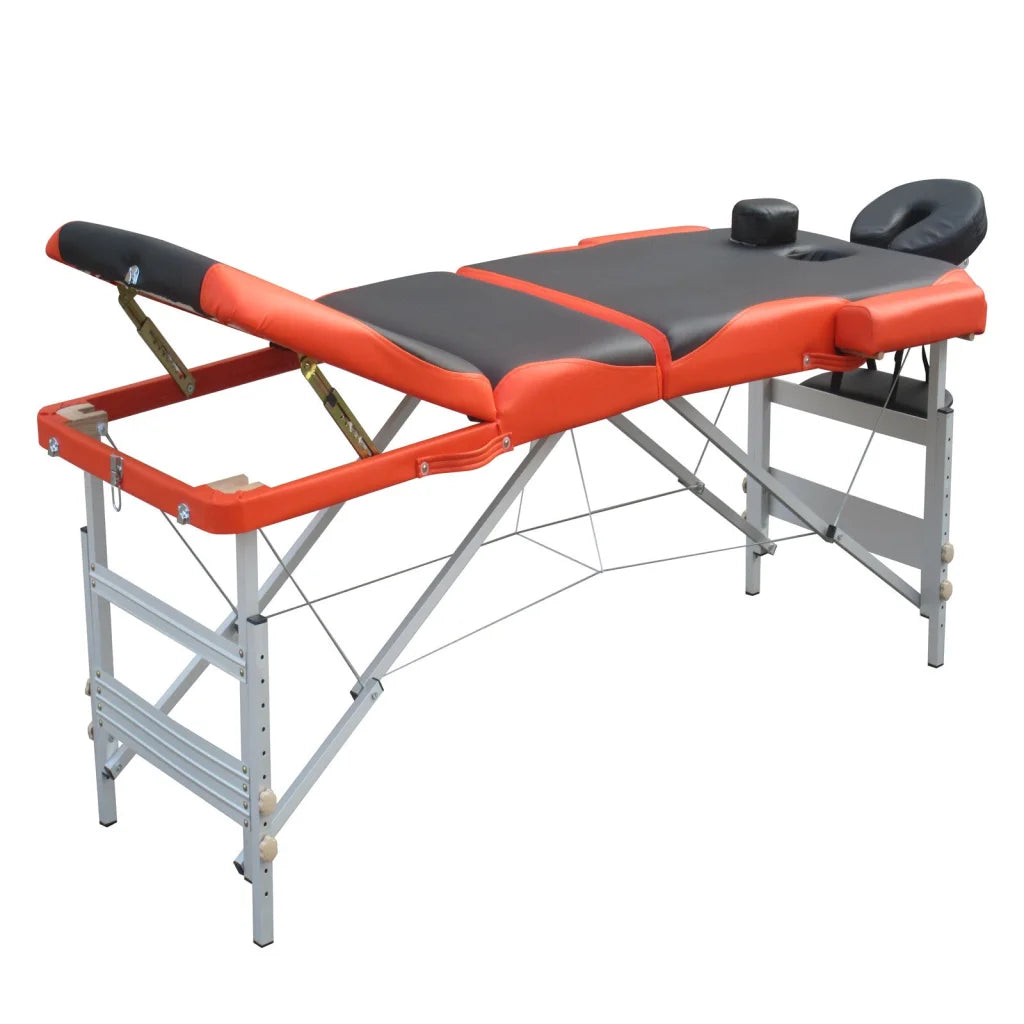 Massage Table 3-Fold Portable Aluminium Massage Bed