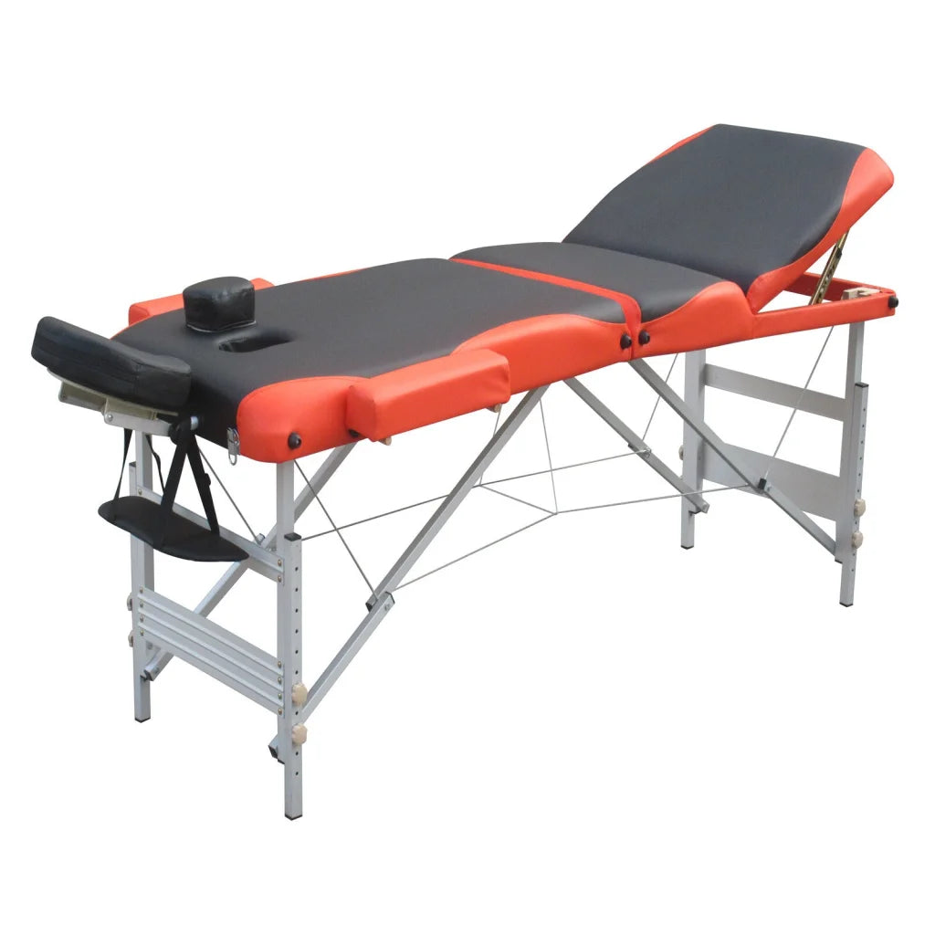 Massage Table 3-Fold Portable Aluminium Massage Bed