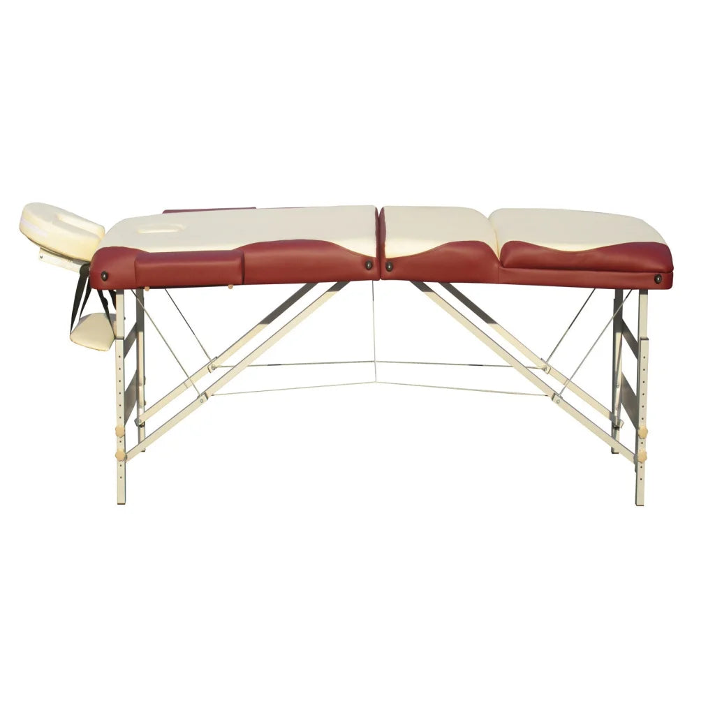Massage Table 3-Fold Portable Aluminium Massage Bed