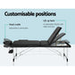 Massage Table 85CM Portable 3-Fold Aluminium Beauty Bed