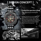 Masterpiece Mechanical Men Watch with Steel Band - Silver