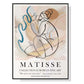 Matisse Nude Line Wall Art Canvas 100cmx150cm Black Frame