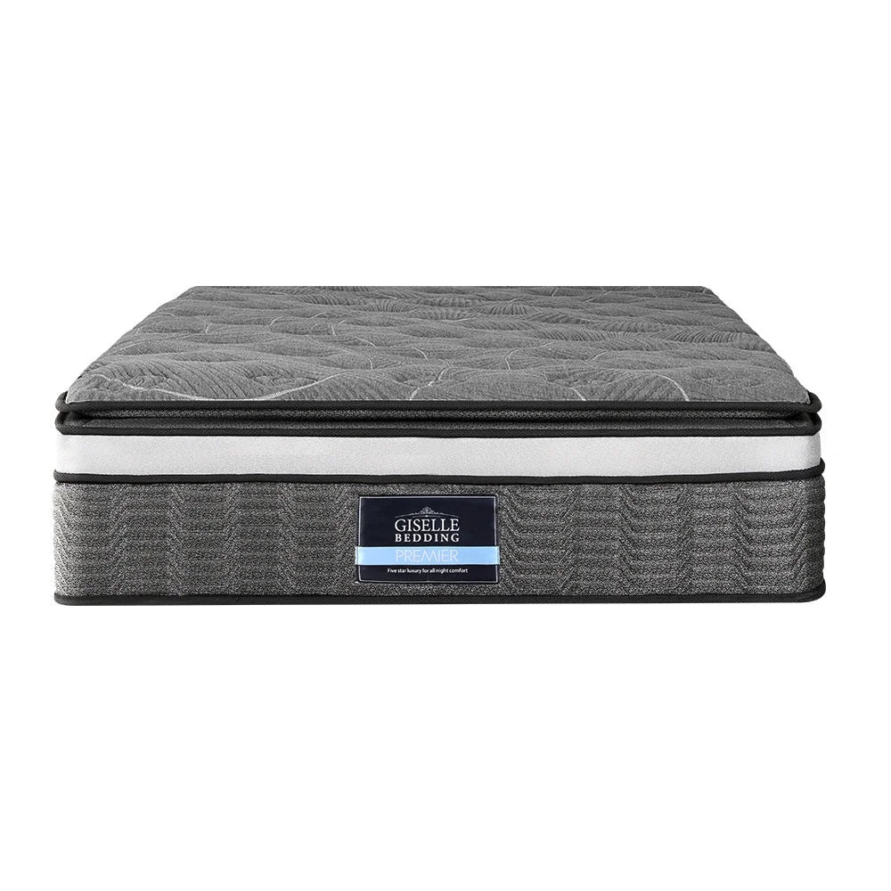 Mattress Bedding Double Layer 34cm Pocket Spring - King