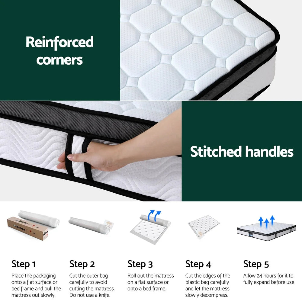 Mattress Cool Gel Foam 25cm - King - Furniture