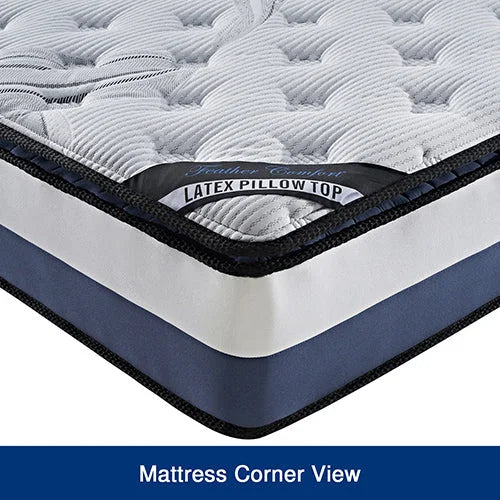 Mattress King Single Size Latex Pillow Top Pocket Spring