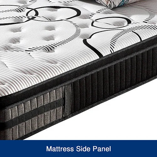Mattress King Size Gel Memory Foam Pocket Coil Medium Firm