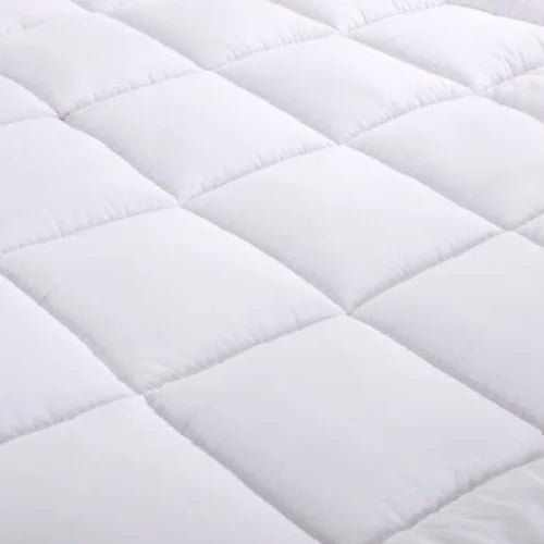 Mattress Topper Bamboo Cotton Fitted King Single - Furniture