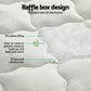 Mattress with topper bedding pillowtop single
