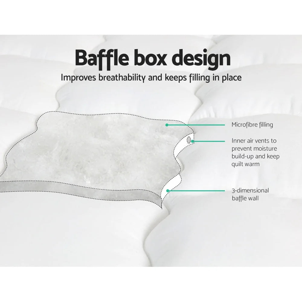 Mattress Topper Bedding Pillowtop - King