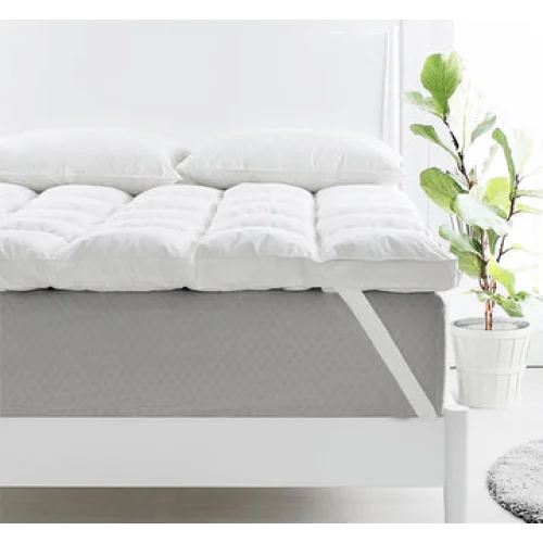 Mattress Topper Duck Feather Down 1800gsm Single - Furniture