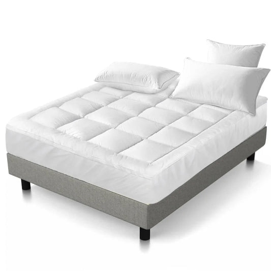Bamboo 5cm mattress topper with soft cover for bedroom mattresses