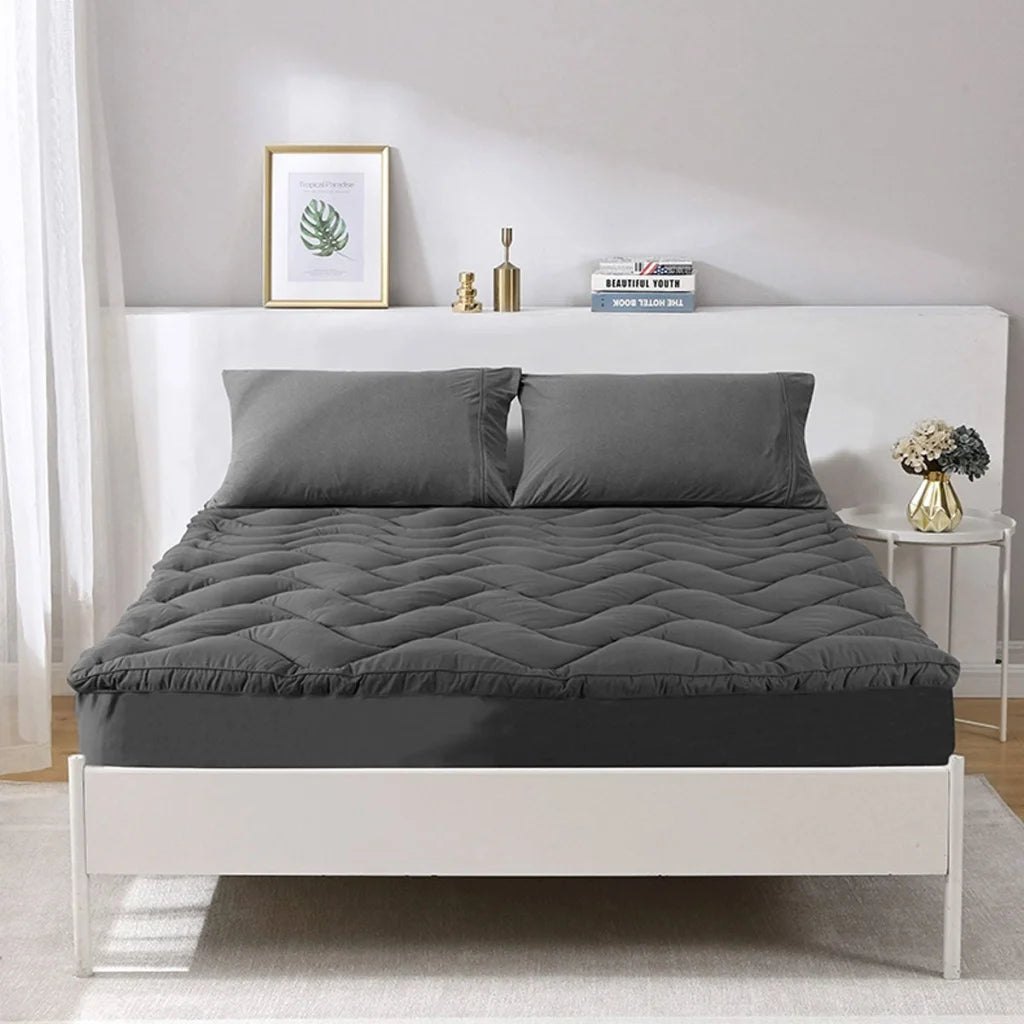 Mattress Topper Ramesses 1000GSM Charcoal - Double