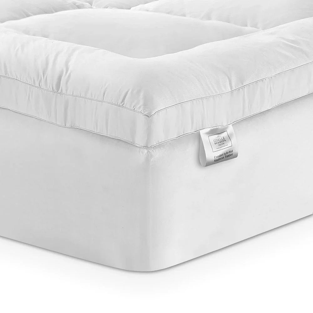 Mattress Topper Single Bamboo Fibre Pillowtop Protector