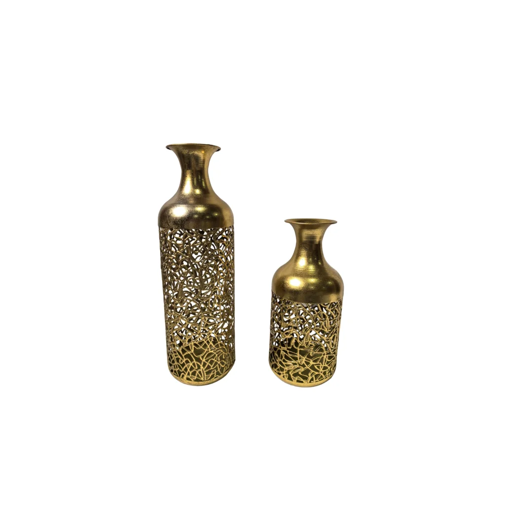 Maya Vase - Set of 2 - Gold - Home & Garden > Decor > Vases