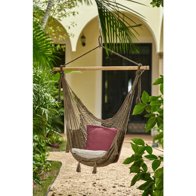 Mayan Legacy Extra Large Outdoor Cotton Mexican Hammock