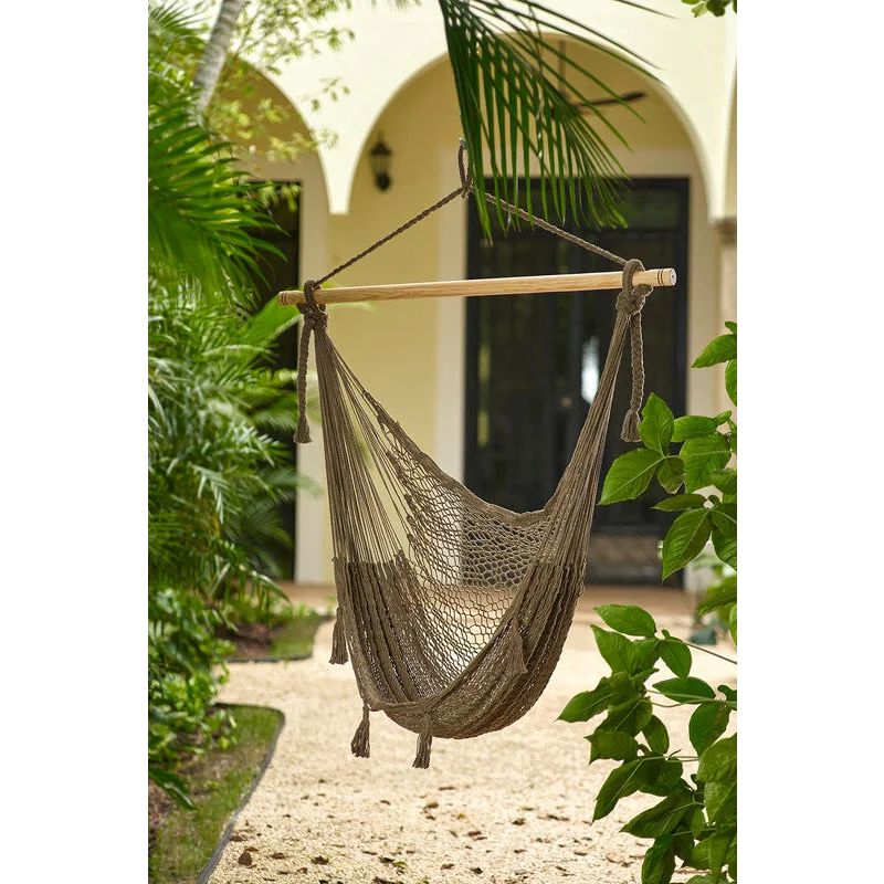 Mayan Legacy Extra Large Outdoor Cotton Mexican Hammock