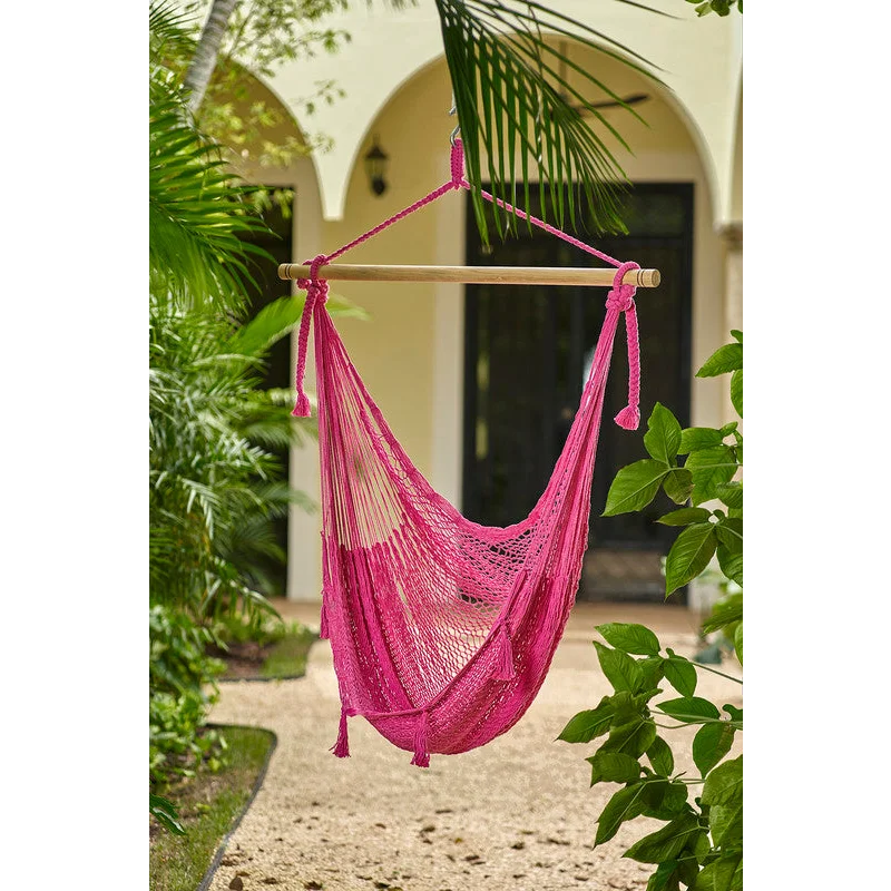 Mayan Legacy Extra Large Outdoor Cotton Mexican Hammock