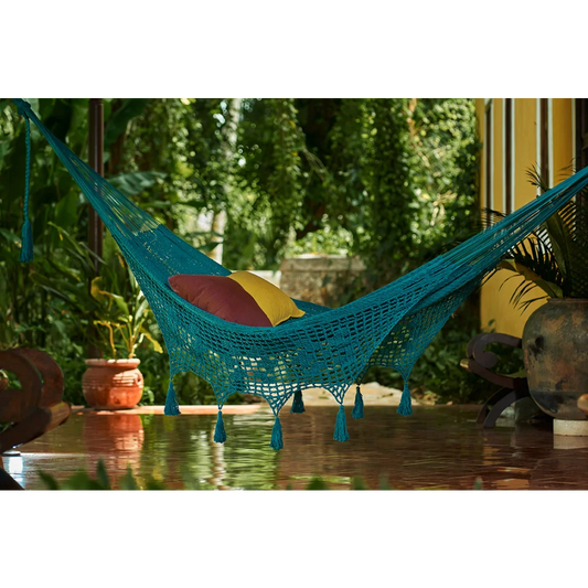 Mayan Legacy Hammock Outdoor Undercover Cotton with Hand