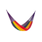 Mayan Legacy Single Size Cotton Mexican Hammock in Rainbow