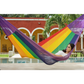 Mayan Legacy Single Size Cotton Mexican Hammock in Rainbow