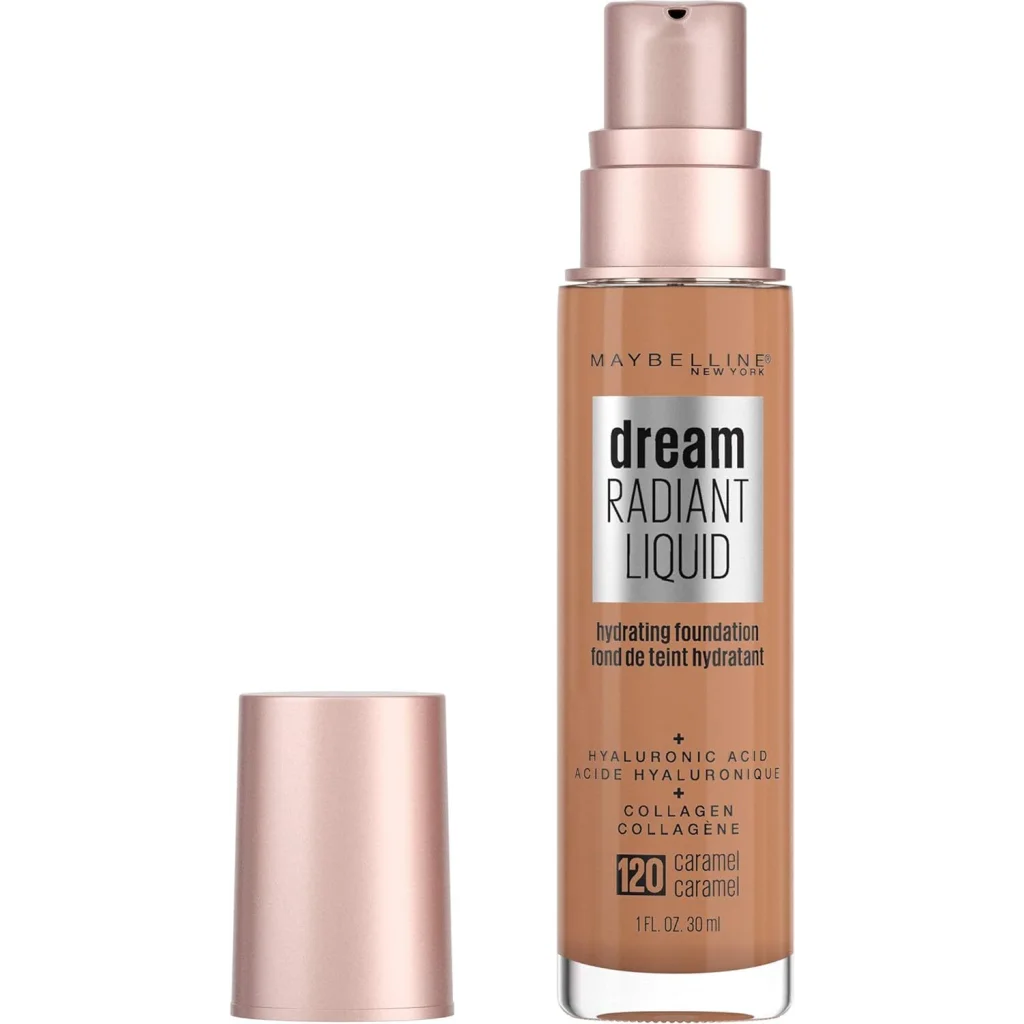 Maybelline dream radiant with liquid hydrating foundation w collagen