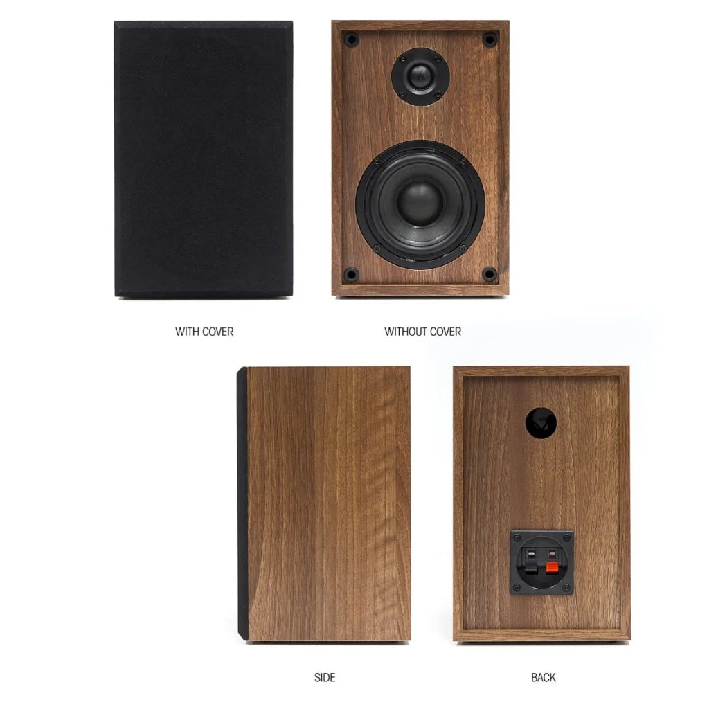 mbeat Hi-Fi Turntable with Bookshelf Speakers and Bluetooth