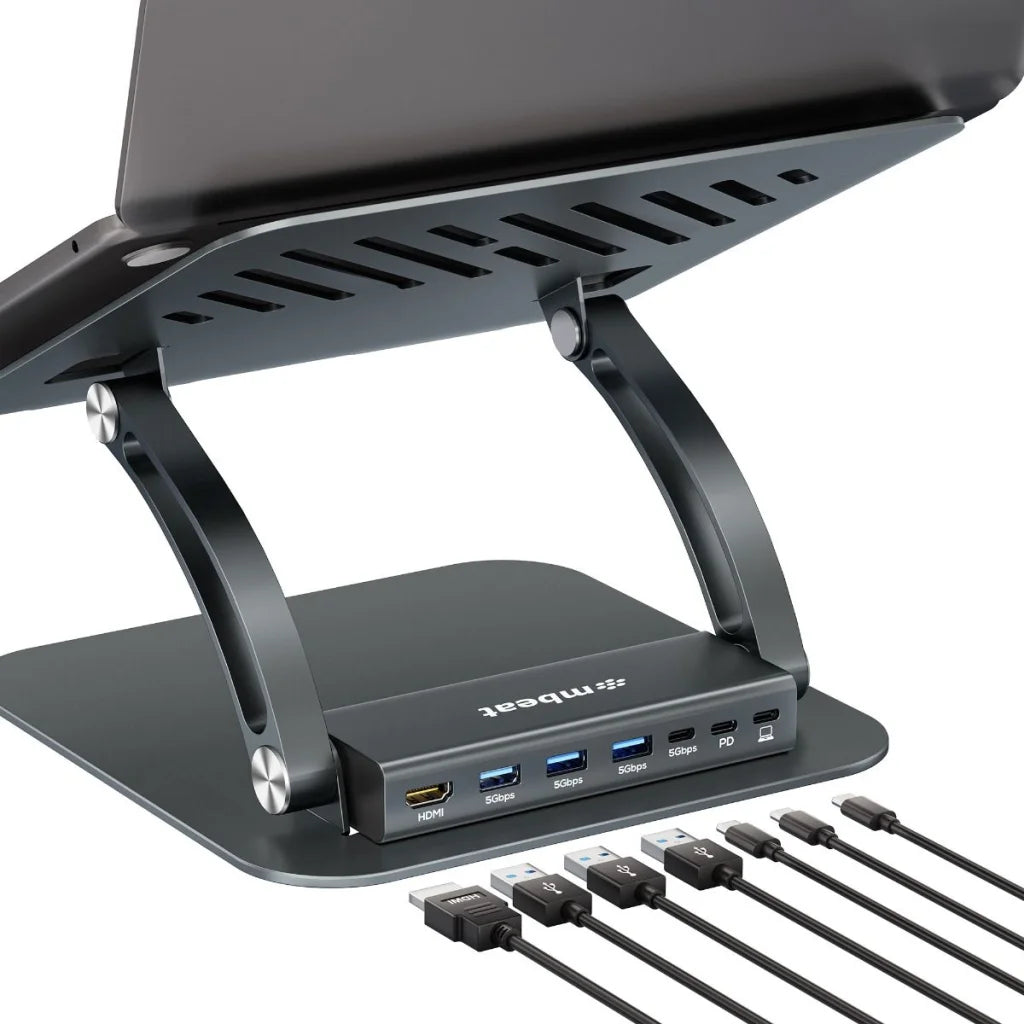 mbeat Stage P6 Laptop Stand with USB-C Dock - Electronics >